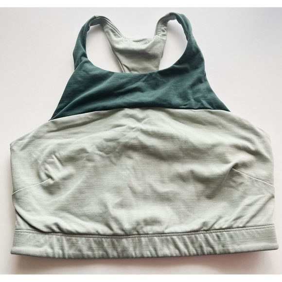 Outdoor Voices • Eucalyptus Evergreen Green TechSweat Crop Sports Bra - Picture 2 of 6